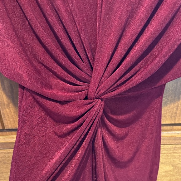 Fashion Nova Deep Red Midi Dress - Picture 5 of 6